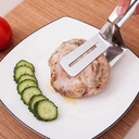 Stainless Steel Frying Shovel Clip Multifunctional Steak BBQ Tongs Frying Fish Spatula Clip Bread Clip
