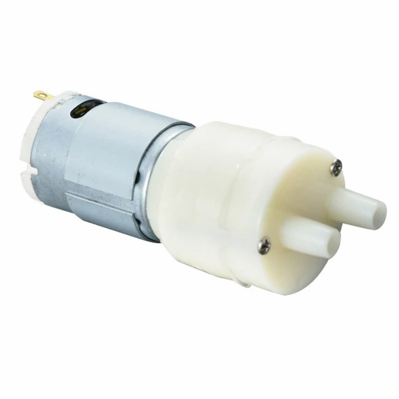 Micro Water Pump 365 Motor DC Self Priming Pump Silent Electric Diaphragm Pump Large Flow 1.45L/Min ABS Food Grade