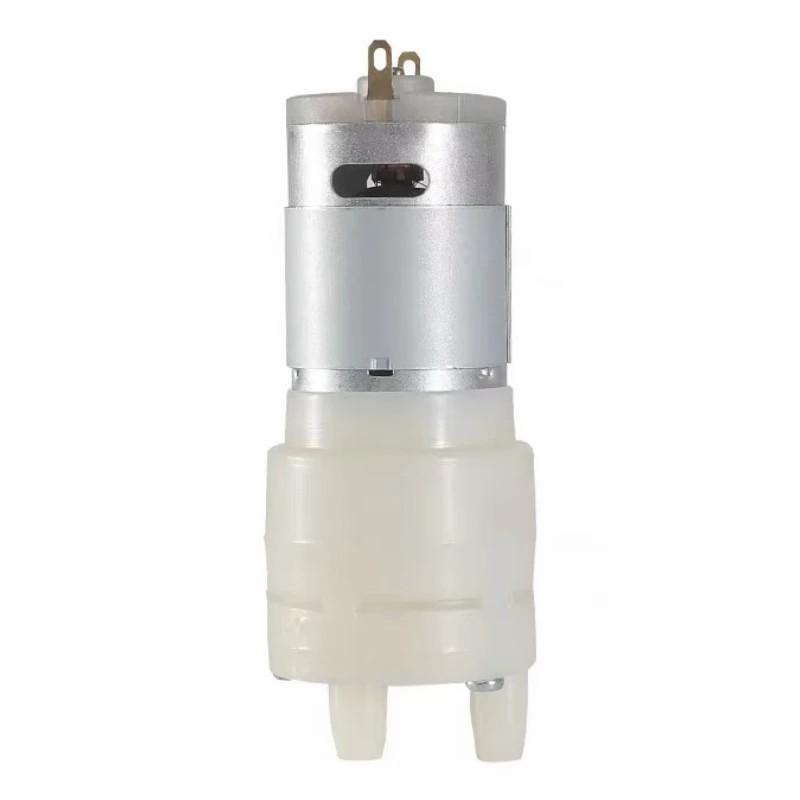 Micro Water Pump 365 Motor DC Self Priming Pump Silent Electric Diaphragm Pump Large Flow 1.45L/Min ABS Food Grade