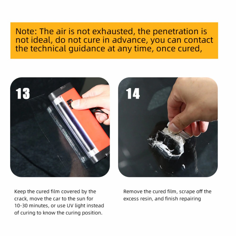Car windshield repair auto glass repair tools