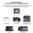 USB High Speed 2.0 A To B Male Cable Printer Cord 1.5m