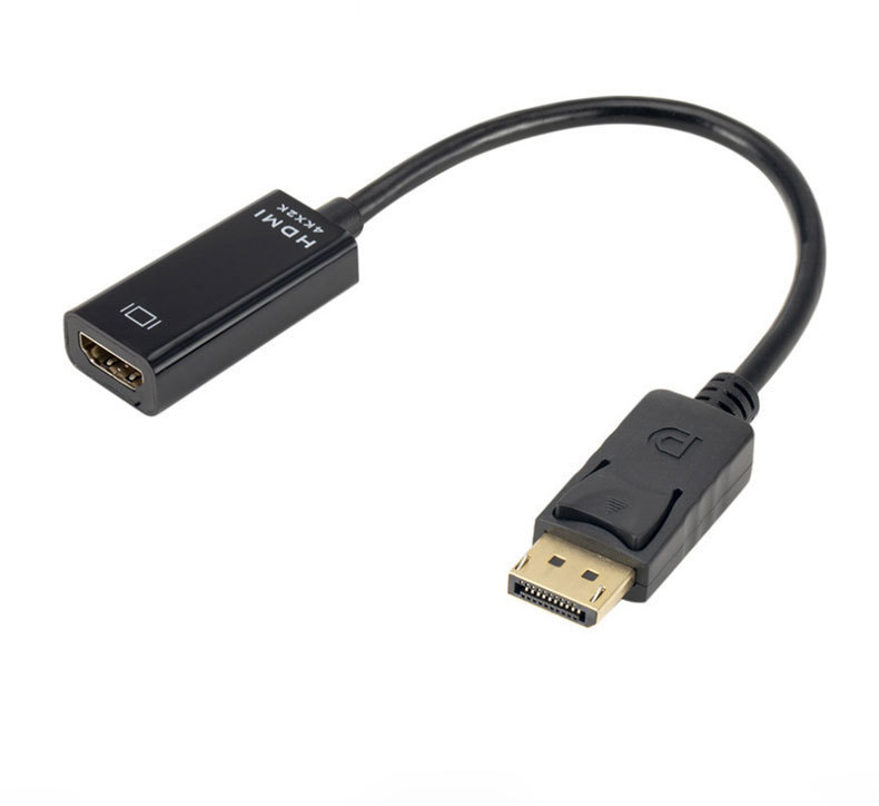 DP to HDMI Adapter Converter 4K 1080P Male to Female DisplayPort to HDMI-Compatible Video Audio Adapter Cable for PC TV Laptop
