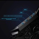 2 USB Ports Laptop Cooling Pad 4 Fans Laptop Cooler Pad Adjustable Speed Cooling Pad Notebook Stand Cooler for 14-17 Inch