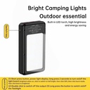 6*18650 20000mAh Power Bank Case DIY Shell Power Bank Battery Holder With Camping lamp (No Battery)