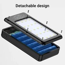 6*18650 20000mAh Power Bank Case DIY Shell Power Bank Battery Holder With Camping lamp (No Battery)