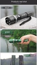 Led Rechargeable Aluminum Alloy Flashlight Defense Flashlight