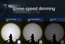 Led Rechargeable Aluminum Alloy Flashlight Defense Flashlight