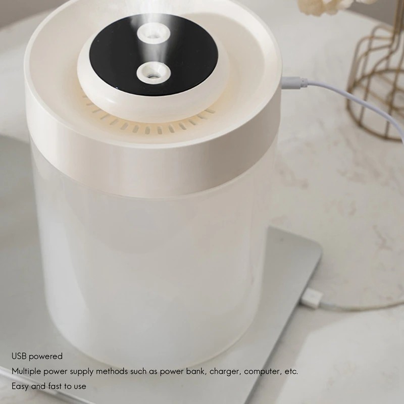 4.2L Humidifier Double Spray Mist Maker Aromatherapy Essential Oil Diffuser