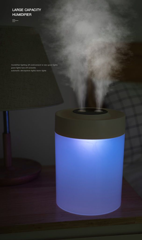 4.2L Humidifier Double Spray Mist Maker Aromatherapy Essential Oil Diffuser