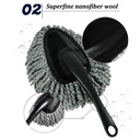 Car Mini Wax Brush Nano Dust-proof Brush
