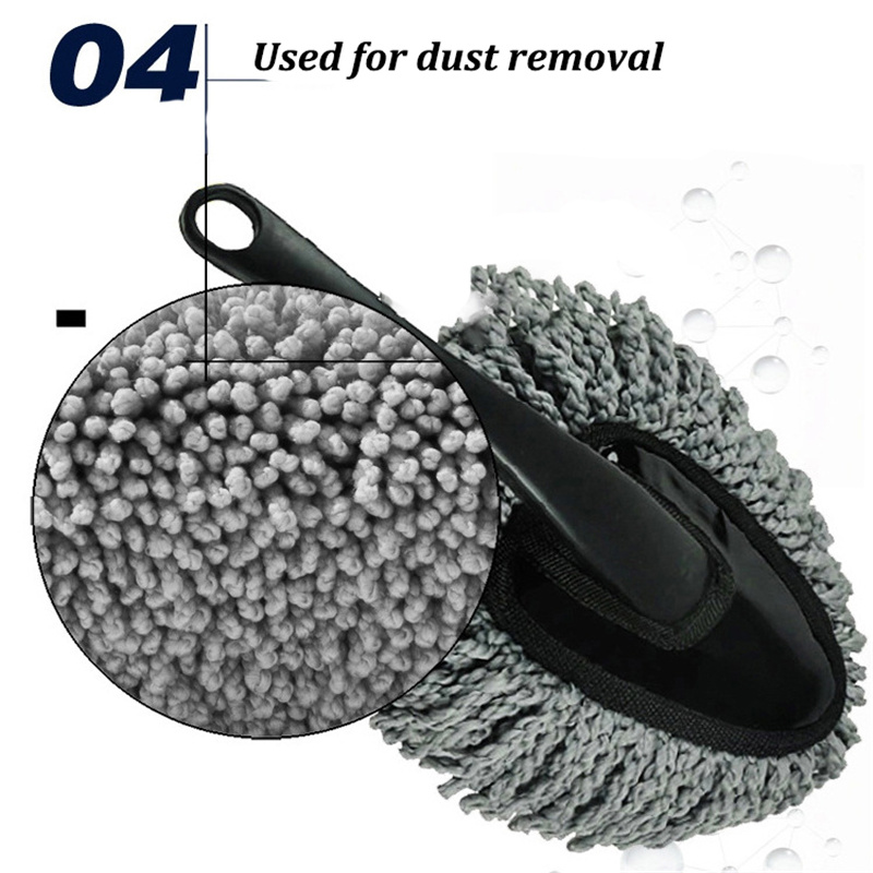 Car Mini Wax Brush Nano Dust-proof Brush
