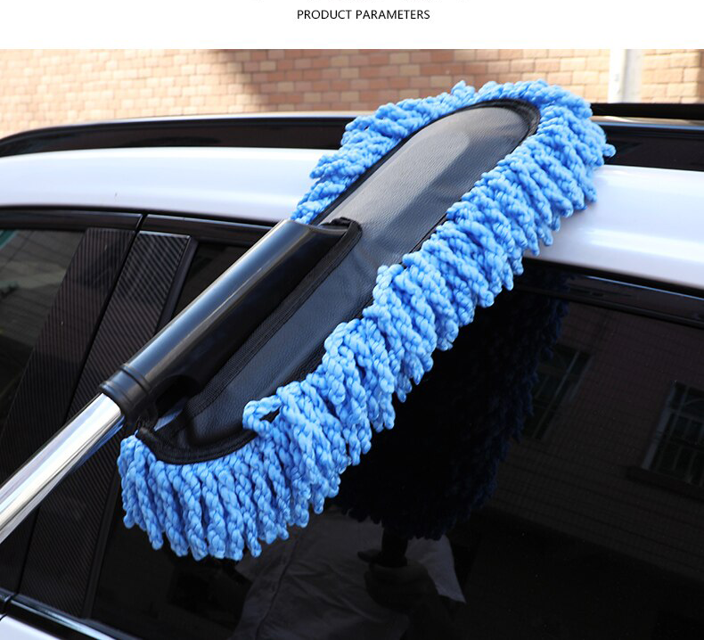 Car wax duster, microfiber nano cleaning car brush, car wax brush
