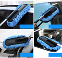 Car wax duster, microfiber nano cleaning car brush, car wax brush