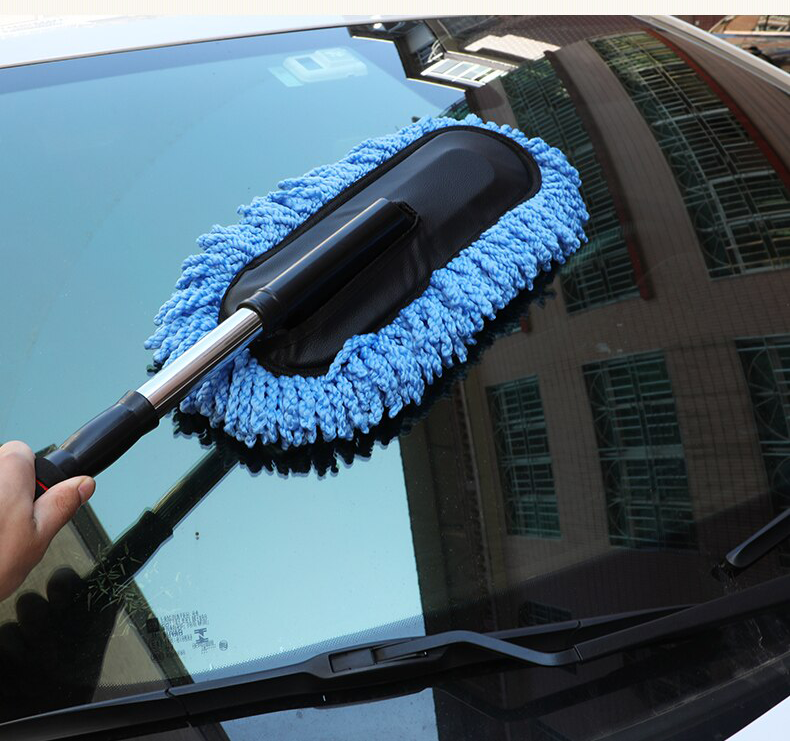 Car wax duster, microfiber nano cleaning car brush, car wax brush