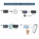 2 in 1 Car Bluetooth 5.3 Receiver FM Transmitter Audio Adapter USB Wireless Bluetooth Receiver Car Audio Transmitter