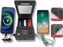 3 slot Solar lithium battery multi-function charger for 26650/21700/18650/18500/16340/14500