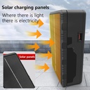 3 slot Solar lithium battery multi-function charger for 26650/21700/18650/18500/16340/14500