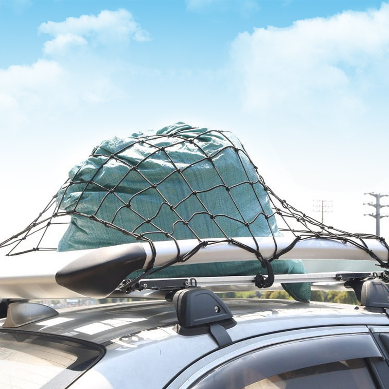 120 x 80cm Car Roof Net Nylon Mesh Elastic Cargo Cover Net