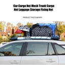 120 x 80cm Car Roof Net Nylon Mesh Elastic Cargo Cover Net