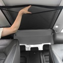 Double layer Car Ceiling Storage Net Pocket Car Roof Bag Interior Cargo Net Breathable Mesh Bag