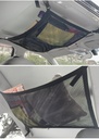 Double layer Car Ceiling Storage Net Pocket Car Roof Bag Interior Cargo Net Breathable Mesh Bag