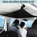 Double layer Car Ceiling Storage Net Pocket Car Roof Bag Interior Cargo Net Breathable Mesh Bag