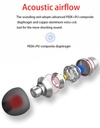 Metal heavy bass earphones WJHH