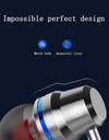 Metal heavy bass earphones WJHH