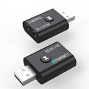 Bluetooth 5.0 adapter USB 2-in-1 Wireless Audio Combo Receiver