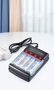 Four-slot Multi-Compatible AA/AAA Battery USB Charger