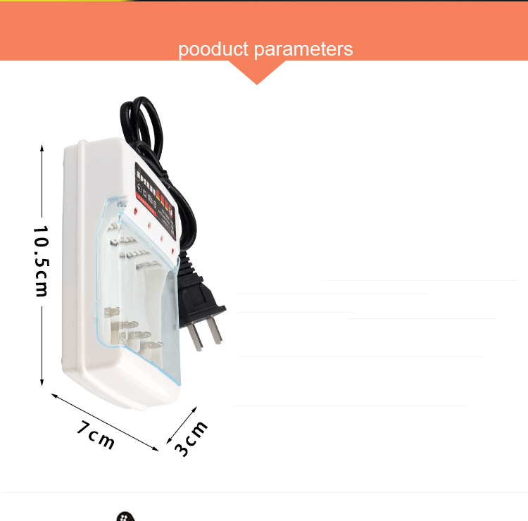 1.2V AA/AAA nickel-cadmium four-cell rechargeable battery 4-slot charger charging stand For Separate Charging