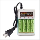 1.2V AA/AAA nickel-cadmium four-cell rechargeable battery 4-slot charger charging stand For Separate Charging