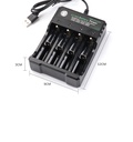BmaX 4 Slots Battery Charger Intelligent Fast LED Indicator USB 10440 14500 16340 16650 14650 18350 18500 18650 Rechargeable