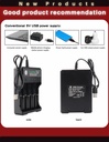 BmaX 4 Slots Battery Charger Intelligent Fast LED Indicator USB 10440 14500 16340 16650 14650 18350 18500 18650 Rechargeable