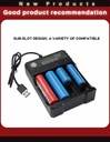 BmaX 4 Slots Battery Charger Intelligent Fast LED Indicator USB 10440 14500 16340 16650 14650 18350 18500 18650 Rechargeable