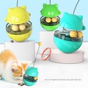interactive Cat Toys Funny Pet Tumbler Leakage Food Ball Food Container Dispenser Cat Self Teaser Stick ball