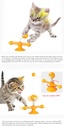 Cat Teaser Toy Sucker Spring Kitten Training Puzzle Game Toy Interactive Suction Cup Ball Funny Cats Stick Pet Scratch Catch Toy