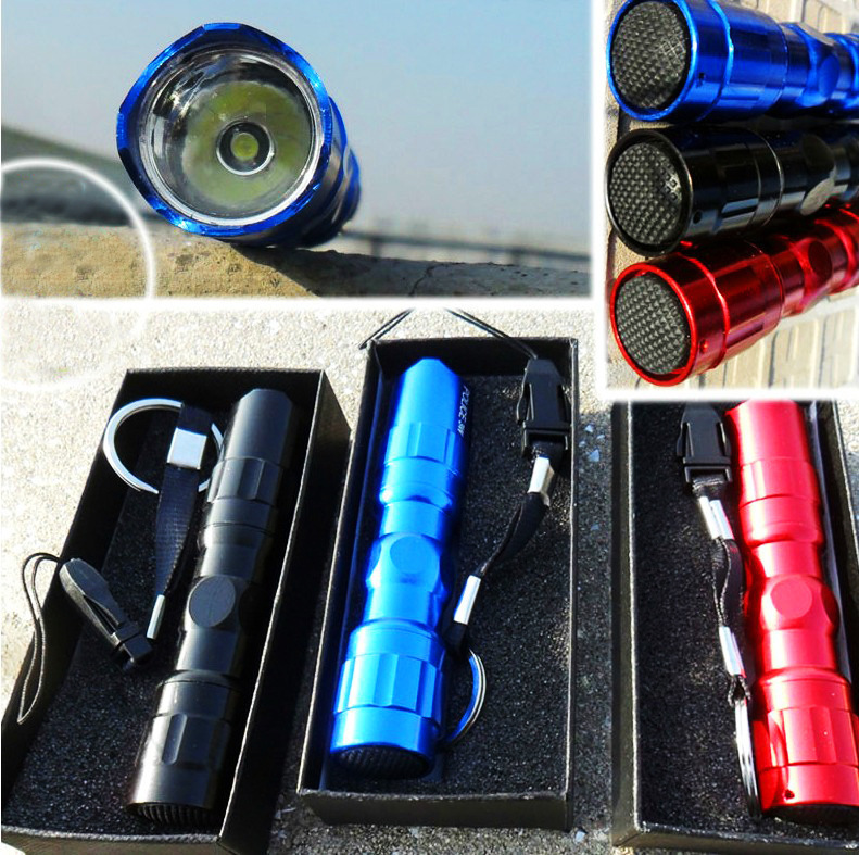 Mini aluminum alloy LED flashlight               20000LM brightness ensures ultra‑long service life