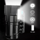 4 Core Portable LED Flashlight USB Rechargeable Light Waterproof COB Flashlight