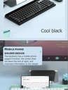 Wolftu LT500 rechargeable wireless keyboard and mouse set anti-spill game office home mute laptop keyboard