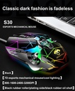 S30 Gaming Mouse USB Wired Computer Office Gaming Glowing RGB Mechanical Mouse