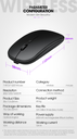 Ultra-thin rechargeable wireless mouse