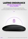 Ultra-thin rechargeable wireless mouse