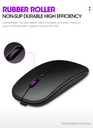 Ultra-thin rechargeable wireless mouse