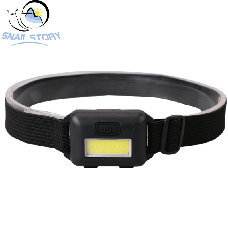 Mini COB LED Headlamp 3 Modes Waterproof Headlights