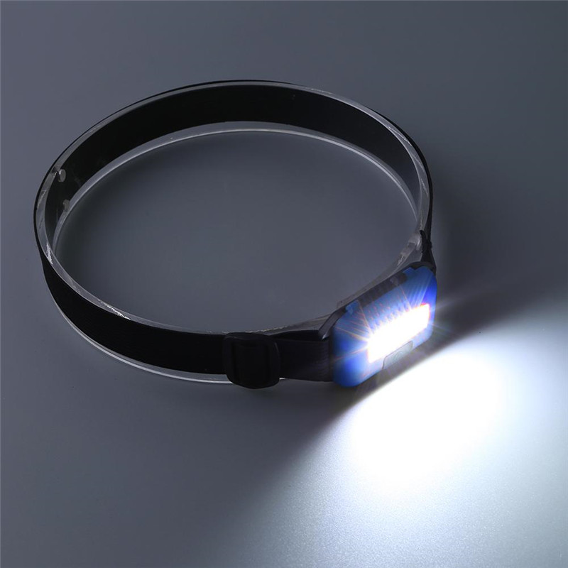Mini COB LED Headlamp 3 Modes Waterproof Headlights
