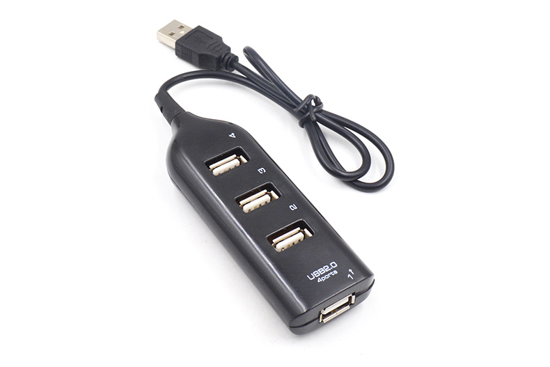 4 Port USB 2.0 Hub Particularly great for recent notebooks that provide a limited number of USB ports