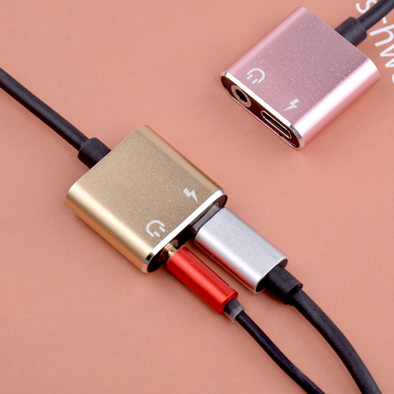 Z02 2-in-1 Type-C to 3.5mm aluminum alloy Adapter