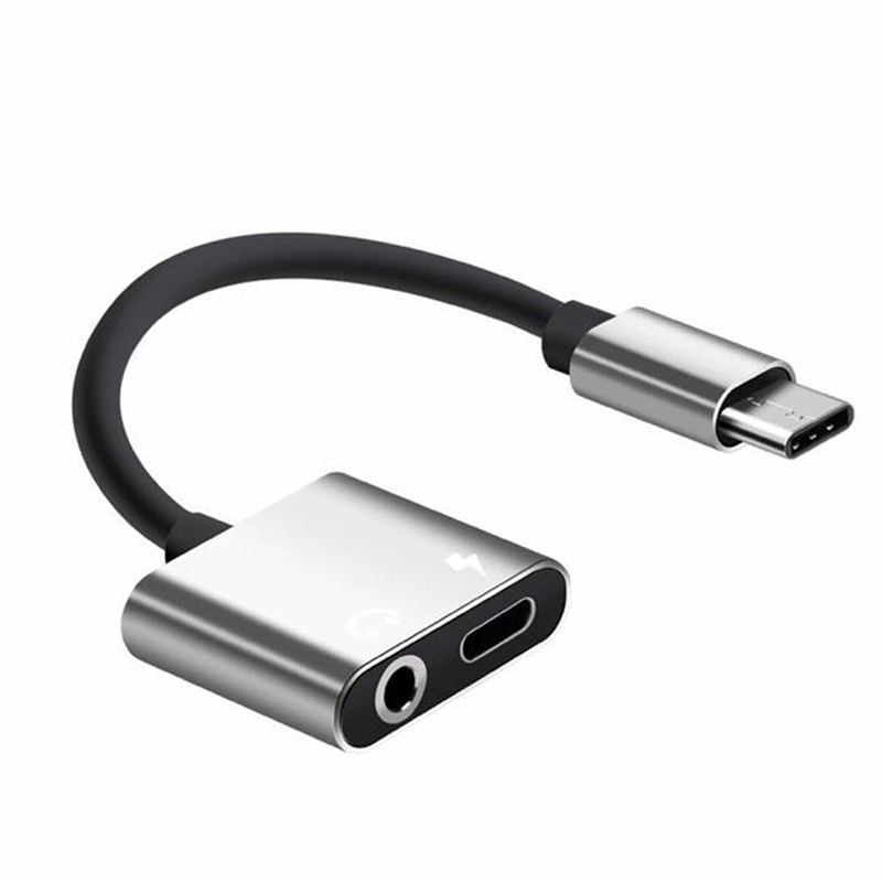 Z02 2-in-1 Type-C to 3.5mm aluminum alloy Adapter