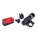 5LED Bike Light MTB Road Bicycle Headlight Butterfly Back Rear Taillight Cycling Safety Warning Light Bicycle Lamp Flashlight